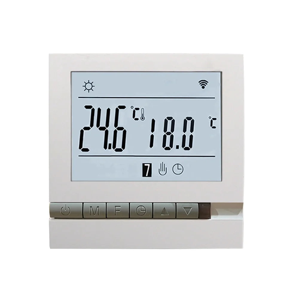 230V 16A 25A Temperature Controller LCD Display Screen WiFi Tuya APP Weekly Programmable Room Thermostat