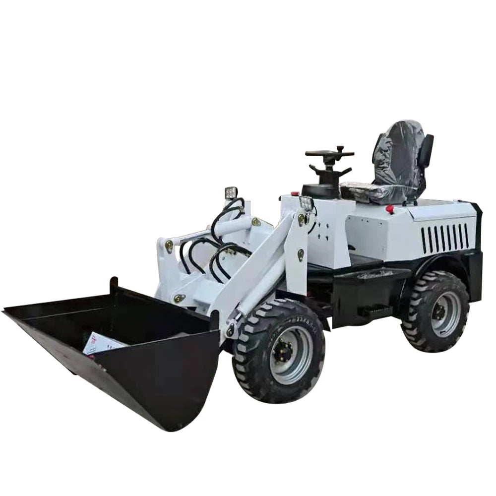 Sand Loader Shovel Lift Forklift Pallet Fork Radlader Snow Pusher Road Construction Mini Wheel Loader