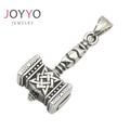 Jewelry Viking Jewelry Stainless Steel Viking Thor Hammer Necklace Viking Necklace Pendant