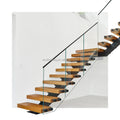 YL METAL Modern Luxury Glass Stair Baluster Railing Frameless Glass Railing Staircase Stair Design