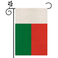Custom 12x18 Inch Indoor Outdoor Decorative Madagascar Burlap Garden Flags