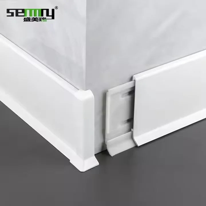 Custom Aluminum Skirting Baseboard Living Room Decoration Aluminum Floor Skirting Profiles