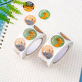 500PCS/Roll Wholesale Cross Border Spot Teachers Reward Students Stickers Thank You Cartoon Patterns Fun Encourage Label