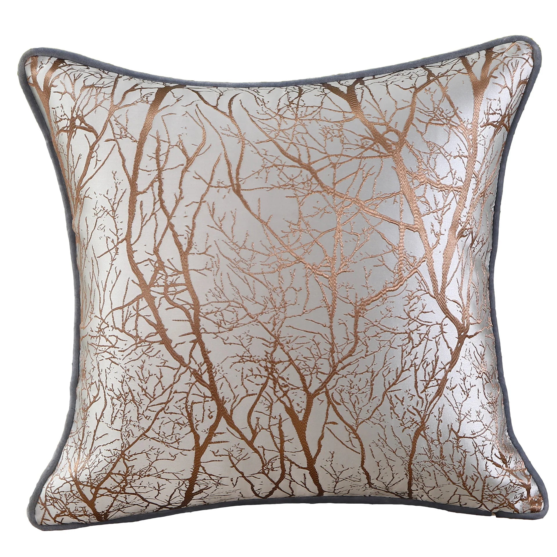 Luxury Cushion Cover Weave Geometric Pipping Jacquard Pillow Covers 24*24 Throw Cushion Pillows Cover