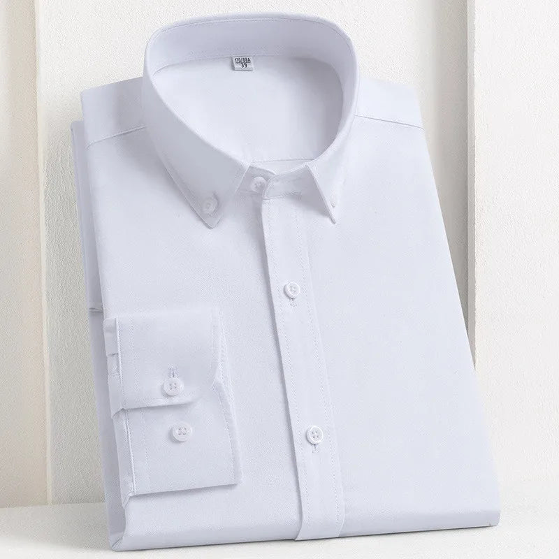 Wholesale Men Clothing Formal Shirts for Men Anti-wrinkle TShirt Men Long Sleeve Men Shirt