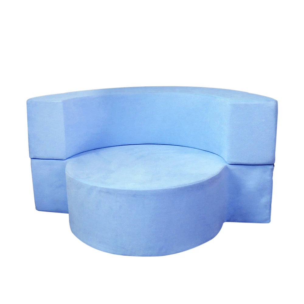 Best Choice Modern Design Single Seat High Density Foam Living Room Corner Sofa Kids Play Couch with Removable Slipcover