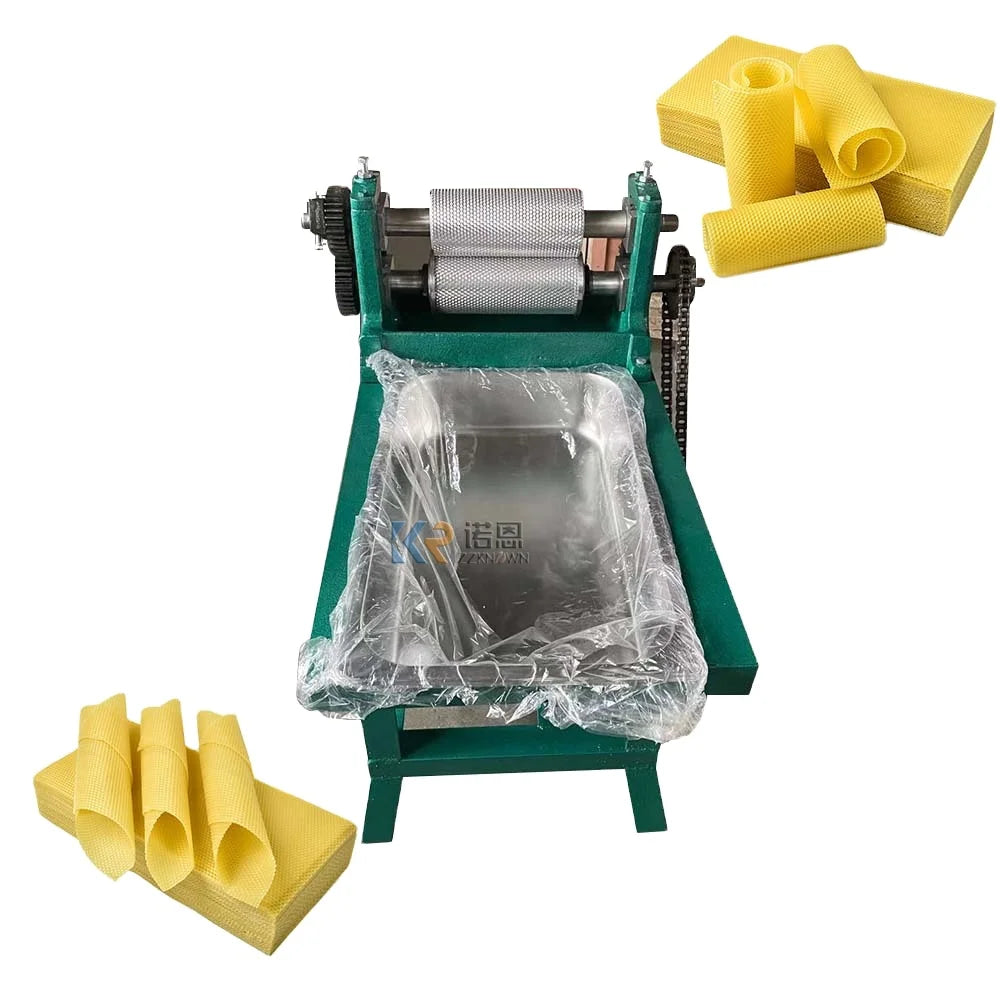 Beeswax Honeycomb Foundation Roller Bee Frame With Wax Foundation Sheet Beeswax Roller Machine Honeycomb