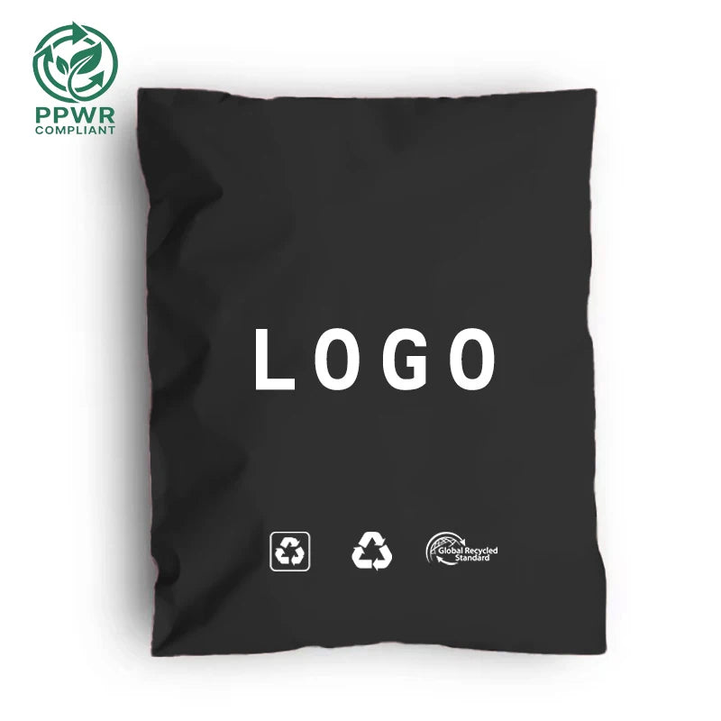 EN15343 Certified Waterproof Patterns Custom Design Mailing Bag Eco-friendly Packaging Recycled Polymailer Bag for Clothes