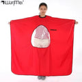 Wanmei 4 Color Wholesale Waterproof Gown Hair Dressing Cloth Artifact Cape Professional Transparent Space Barber Apron