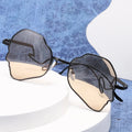 Stainless Steel Eyeglasses Frames White Optical Glasses Modern Novel Design Low Price Monster Sunglasses Computer