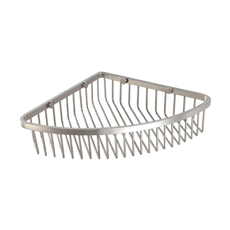 Modern Stainless Steel Bathroom Shower Rack Wall Mounted Corner Shower Caddy Shelf