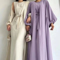 Uxi 2024   Abayas Dubai Middle East Simple Modest Kaftan Islamic Clothing Abaya Women Muslim Dress
