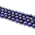 Natural Purple Tiger Eye Loose Beads 6mm/8mm/10mm/12mm for Jewelry Use