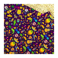 Cartoon Holiday Festival Style Pattern Printed Woven 100% Cotton Fabric for Girls Boys Garment Dress Shirt Cover Home