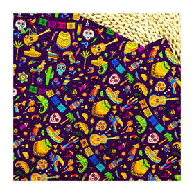 Cartoon Holiday Festival Style Pattern Printed Woven 100% Cotton Fabric for Girls Boys Garment Dress Shirt Cover Home