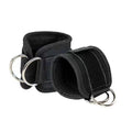 NQ SPORTS Adjustable D-ring Ankle Cuffs for Cable Machines Gym Neoprene Padded Weight Lifting Neoprene Fitness Ankle Strap
