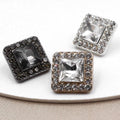 RB005 Rhinestone Button Gold/silver Sole Plated Button Full of Diamond Personality Accessories Clothing Accessories