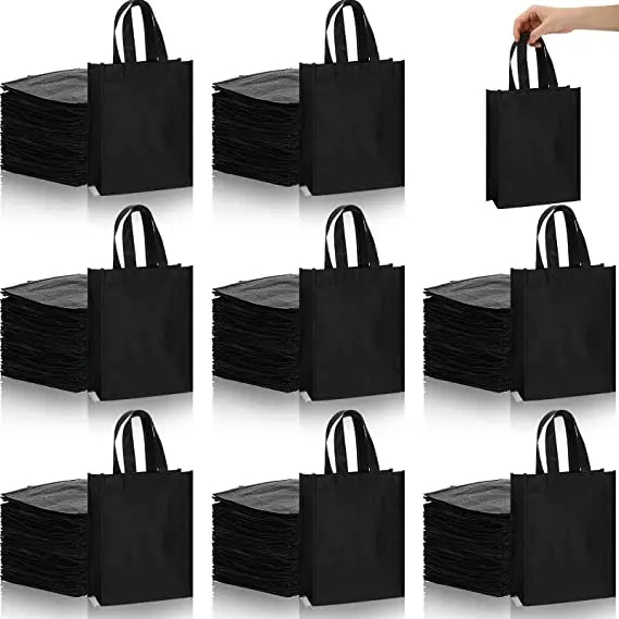 Lightweight Cartoon Non-Woven Recycling Shopping Tote Long Handle Durable Portable Shopper Baggies Groceries Eco Supermarket