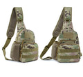 JCL Waterproof Tactical Outdoor Camouflage 600D Oxford EDC Sling Backpack Customizable Logo Standard Size Black/Army Hiking