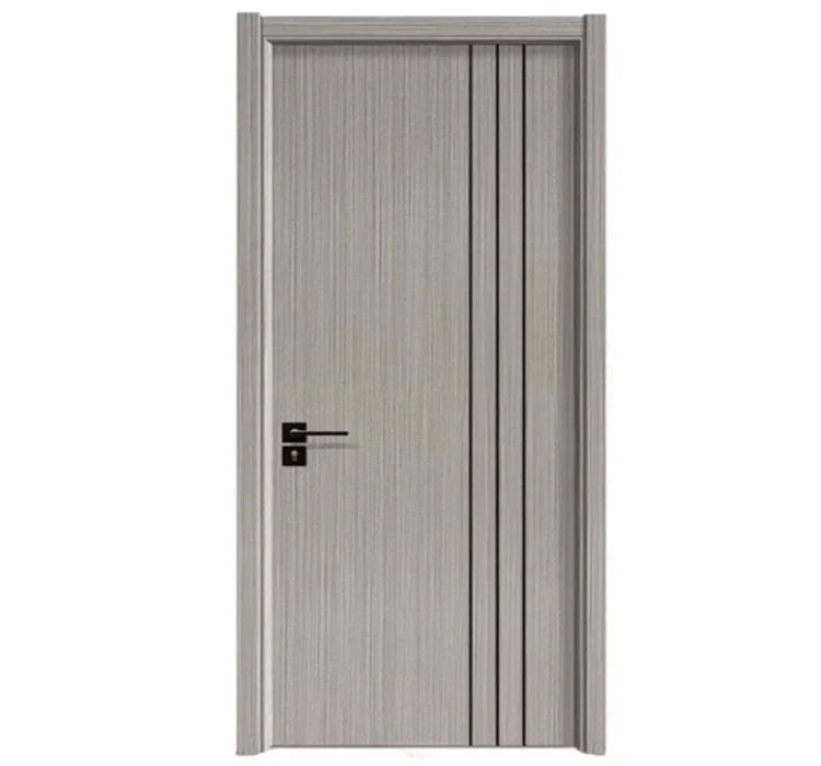 Modern Composite Soundproof Heat Insulation Wooden Laminated Manual Door Design for Hotel Apartment Bedroom