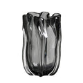 Modern Design Unique Shape Human Head Face Shaped Big clear Glass Flower Bud Crystal Vase for Home Decor Decorative Vases/