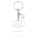 Batman & Avengers Keychain 'Dad I for Love You Forever' Stainless Steel Metal Vintage & Fashion Style for Father's Day Gift