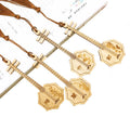 Custom Eco-Friendly Bamboo Bookmark Laser Cut Carved Plum Blossom Orchid Chrysanthemum Wood Craft for Reading
