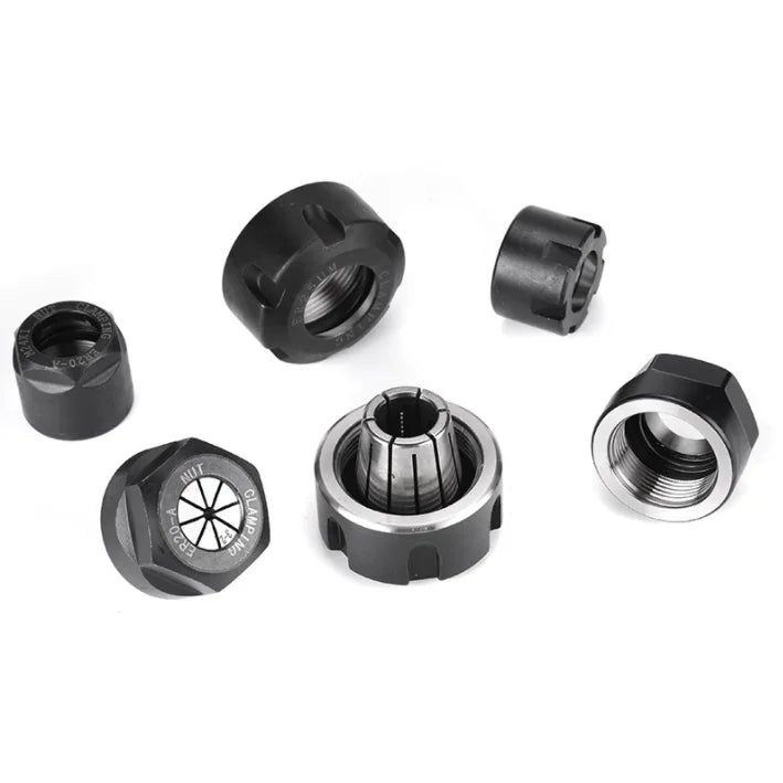 LISCA 1pc ER8/ER11/ER16/ER20 /ER25/ER32/ER40 A/M/UM Type ER Collet Chuck Nut for CNC Lathe Milling Cutter Router Bit Holder MegaBDM