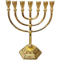 Religious  Gift 7 Pcs Candles Metal Candle Holders