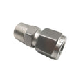 1/2  Male Connector 1/8  Tube 1/8 NPT 3000psi Stainless Steel SS316 Double Ferrule Male Adapter Compression Tube Fitting