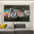 Home Decoration Hands Hold Tight Street Pop Graffiti Art Wall Art Posters and Prints Picture Canvas Painting for Living Room