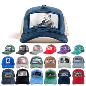 Wholesale Mesh Custom Velvet Trucker Cap 5 Panels Custom Applique Patch Embroidery Black Velvet Trucker Hat