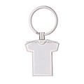 Custom Wholesale T-shirt Shape Metal Blank Sublimation Keychain
