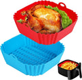 BPA Free Reusable Square Air Fryer Inserts Oven Basket Air Fryer Pot Silicone Air Fryer Liners