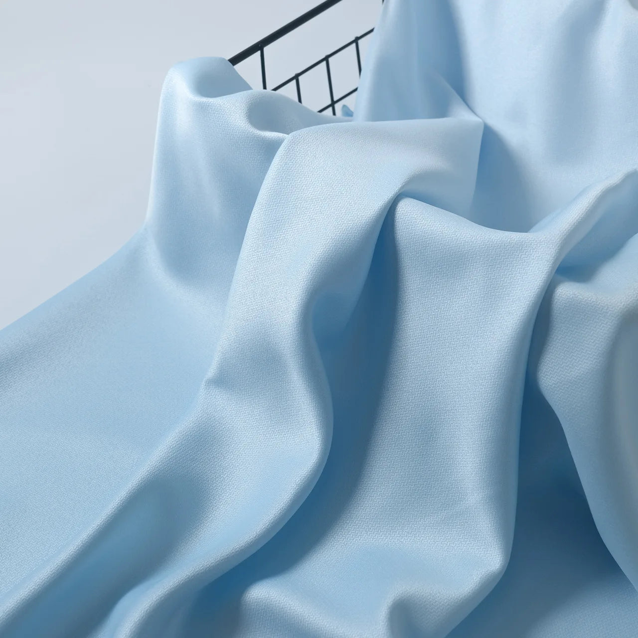 65 Ready-Made Colors Water-Wave Polyester Spandex Satin Sewing Fabric for Women's Wedding Dress
