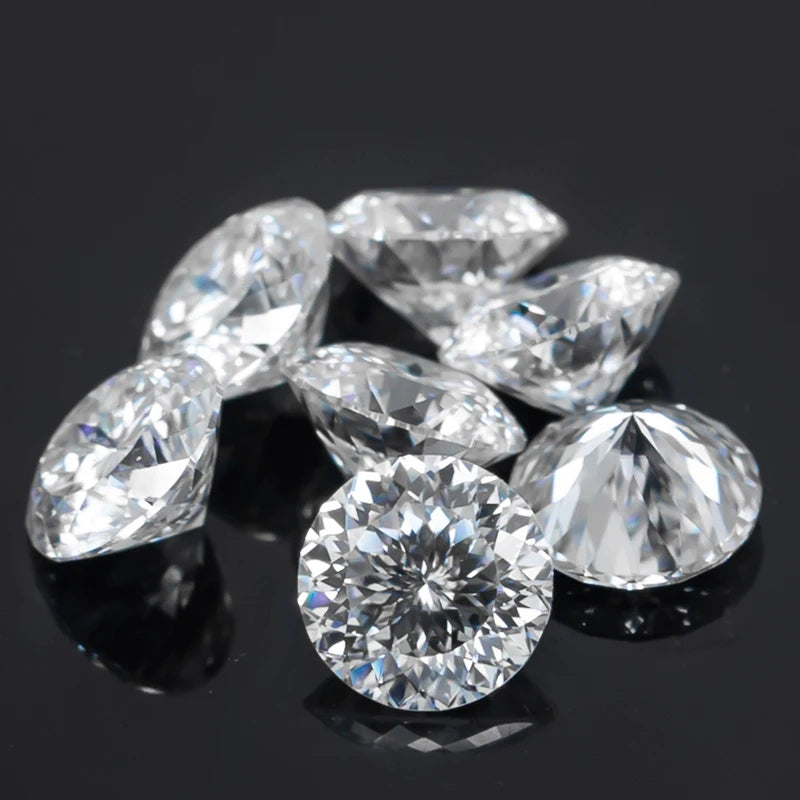 Especial 100 Facets Cut D VVS Round Moissanite Diamond Loose Moissanite