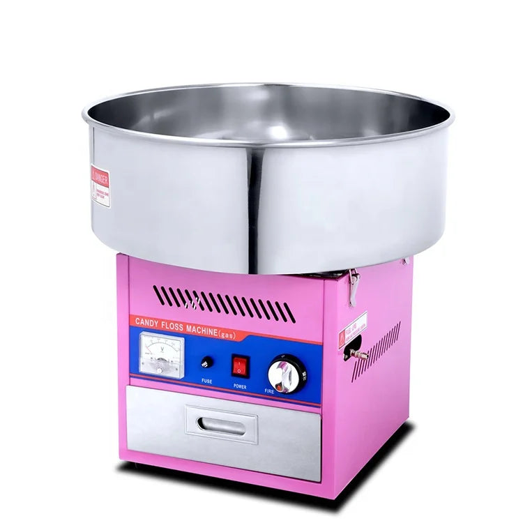 Pink Electric Sugar Cotton Candy  Floss Machine  Customized Snack Equipment
