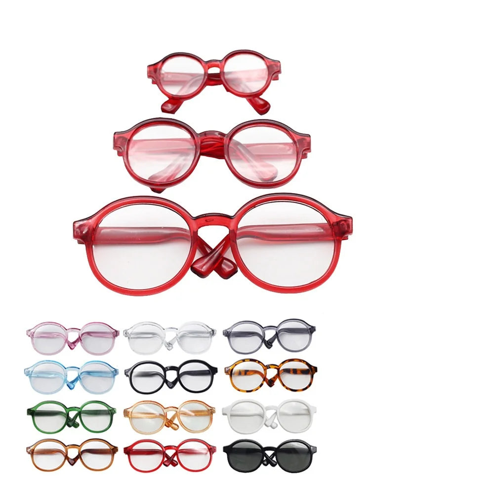 20cm Doll Glasses Small Cloth Transparent Glasses Toy Glasses