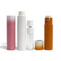 DIY 10ml 15ml 20ml Rotary Spray Pump Bottle Plastic Perfume Bottle Makeup Remover Water Gradient Cosmetic Packing Reusable