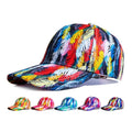 Factory Custom Unisex Tropical Streetwear Feather Print Luxury Baseball Cap Sports Hat