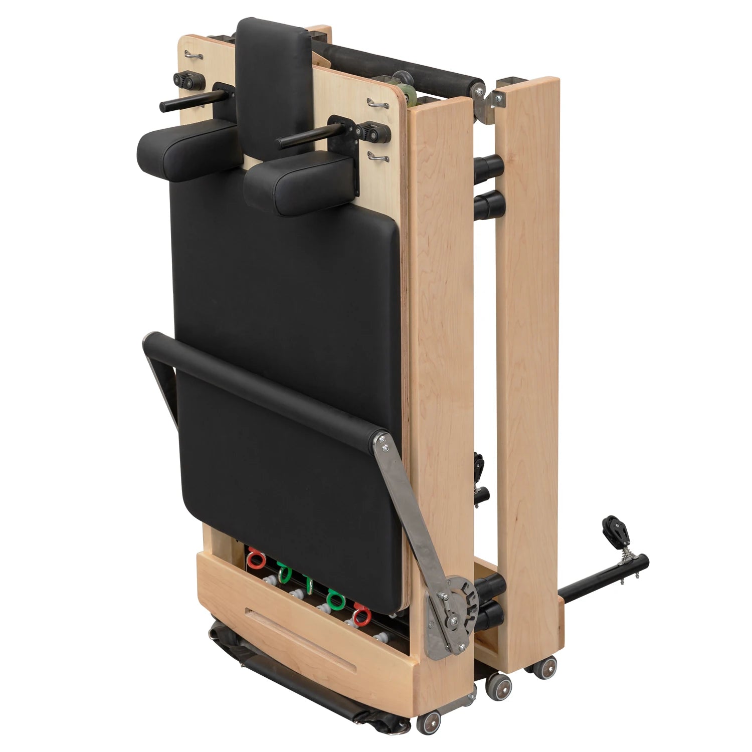 ProCircle K88-F Durable Maple Wood Folding Pilates Reformer with Eco-Friendly Design Adjustable Fitness Core Bed for Home Use