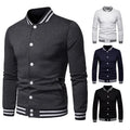 Custom logo Fashionable Stand Collar Men Baseball Jacket Ready for Sale