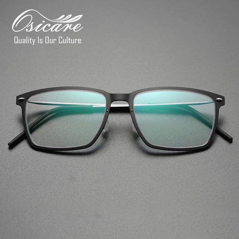 Osciare 6505 Luxury Designer Custom CP Optics Lenses Vasos B Men Print Eye Glasses Spectacles Eyeglass Titanium Optical Frames