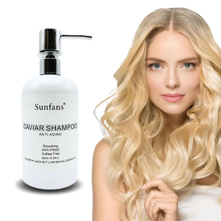 Customizable Organic Caviar Moroccan Argan Extract Shampoo Vegan Nourishing Moisturizing Smoothing for All Hair Refreshing