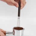 Espresso Coffee Stirrer Coffee Stirring Tamper WDT Distribution Tool Leather Handle With Lanyard Needle Type Distributor