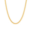 Fashion Tarnish Free 18k Gold Plated Stainless Steel Chokers Necklace Minimalist Waterproof Ear of Wheat Collarbone Necklace