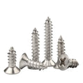 M1.6 M2 M2.5 M3 Stainless Steel Cross Recessed Countersunk  CSK Flat Head Self Tapping Screws