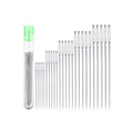 25pcs Large Eye DIY Craft Sewing Needles Stainless Steel Embroidery Thread Needle for Handmade Yarn Knitting Big Eye Needle