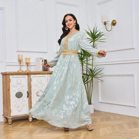 High Quality Burkha Muslim Dubai Emirati Graceful Fashionable Abayas Long Skirts for Women Traditional Muslim Clothing