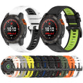 ShanHai 20 22 26MM Silicone WatchBand Strap for Garmin Fenix 7 7X 6X 6 Pro 5 5X Plus Epix Enduro 2 WristStrap QuickFit Release